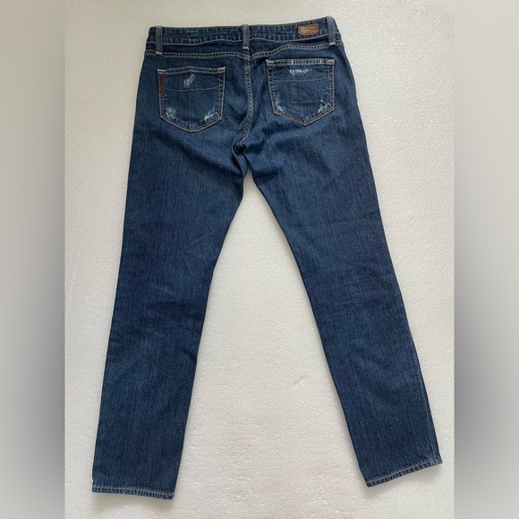 Paige Women’s Blue jeans size 29 distressed Medium wash - Picture 8 of 10